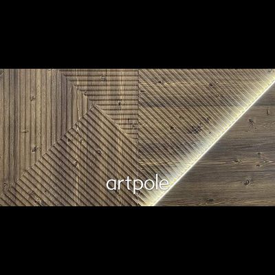 Гипсовая панель FIELDS platinum артикул D-0008-pl