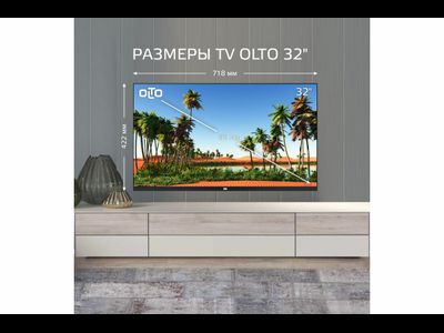 Телевизор OLTO 32T20H  32&quot;  HD Ready  Черный
