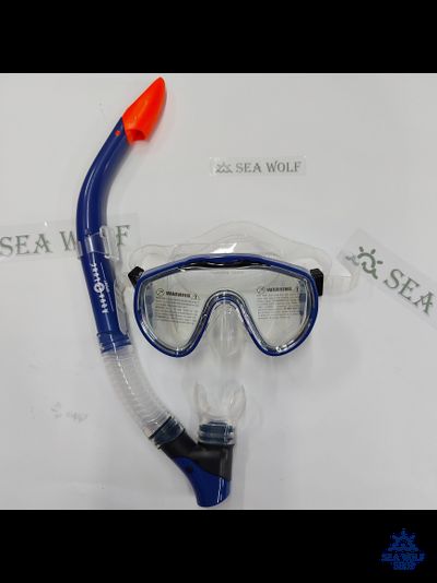 Маска для дайвинга с трубкой Aqua Lung Oversize Pro, силикон, комплект