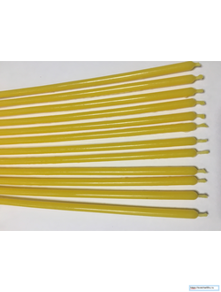 Свеча желтая №40 (2 часа горения).