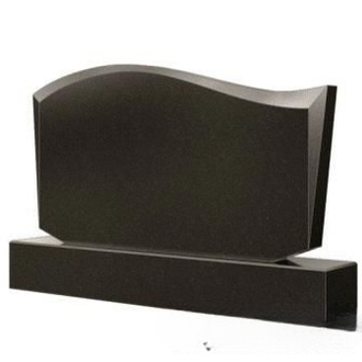 Горизонтальная стела с волной и огранкой