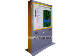 Тактильно-звуковая мнемосхема для парка, открытой территории, вокзала, метро.