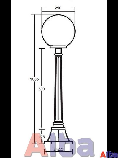 Globo 88207 S Парковый светильник