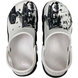 CROCS DUET SPORT CLOG STAR WARS WHITE BLACK