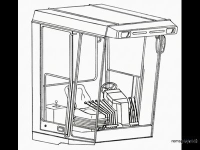 Комплект стёкол кабины автогрейдера ДЗ-122