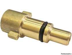 Адаптер  для NILFISK, STIHL, 280bar,1/4внут, латунь