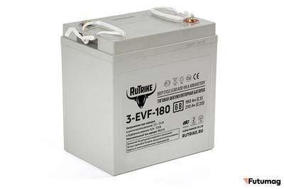 Тяговый аккумулятор RuTrike 3-EVF-180 (6V180A/H C3)