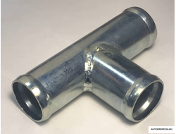 Трубка тройник 32х32х32 мм металл угол 90 гр.цена за 1 шт.