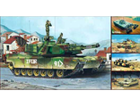 Сборная модель: (Trumpeter 01535) Американский танк М1А1/А2 &quot;Абрамс&quot; (5 в 1)
