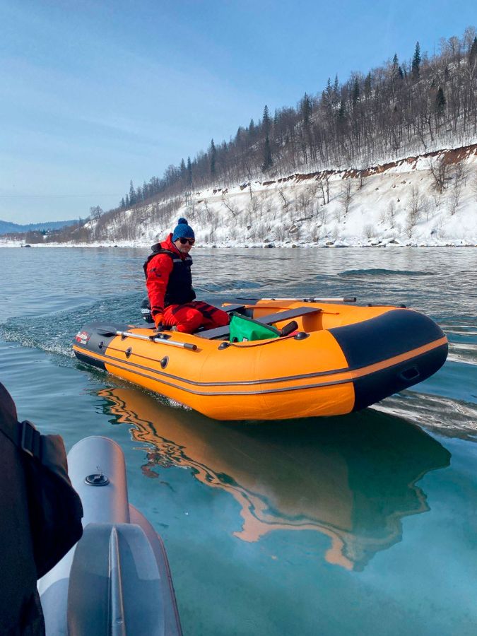 Таймень NX 3600 PRO MAX зимой на Павловке