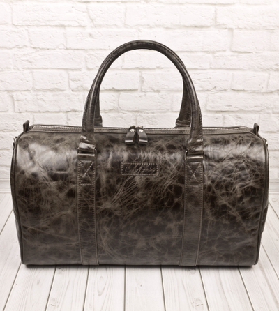 Кожаная дорожная сумка Noffo Premium brown (арт. 4018-52) черный