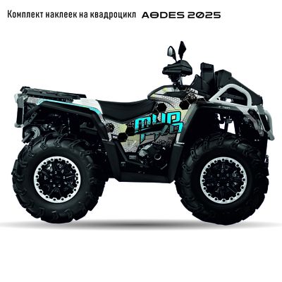 Наклейки на квадроцикл Aodes Pathcross 1000 mud pro - #10305