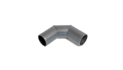 D140 SDR17 Отвод  90° сварной сегментный ПНД ПЭ100