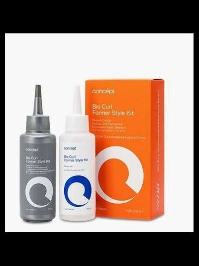 Concept Набор для холодной перманентной завивки для труднозавиваемых волос №3 Живой локон(bio curl), 100 мл+100 мл