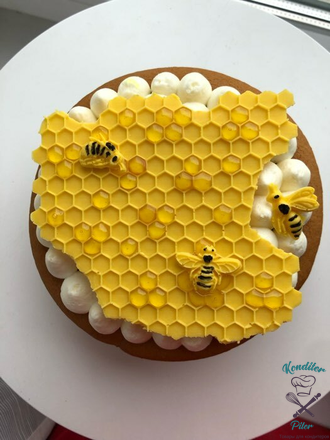 Молд «Пчелиные соты», 17×12,5×0,5 см, цвет МИКС