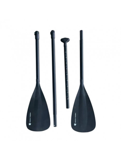 Весло алюминиевое TECH TEAM комбинированное 2 в1: одно/двух стороннее