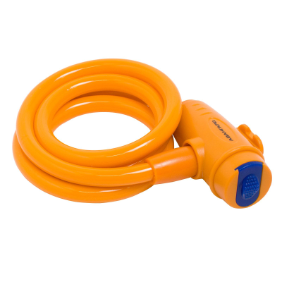 Замок с тросом ОРАНЖ 1000мм [8300]