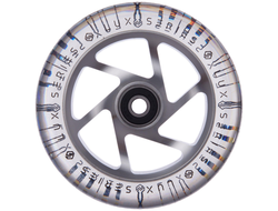 Купить колесо STRIKER LUX SPOKED CLEAR 110 (Silver) для трюковых самокатов в Иркутске