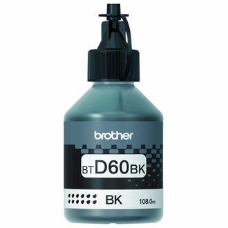 Чернила BROTHER (BTD60BK) для СНПЧ DCP-T310/T510W/T710W, черные, оригинальные, ресурс 6500 страниц