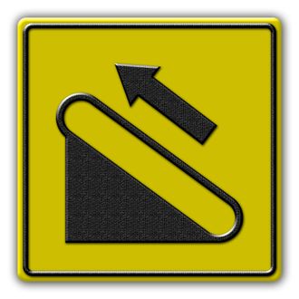 Тактильный знак «Подъемник, эскалатор»
