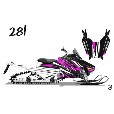 POLARIS RMK и RMK PRO 2009-2015 PINK #281