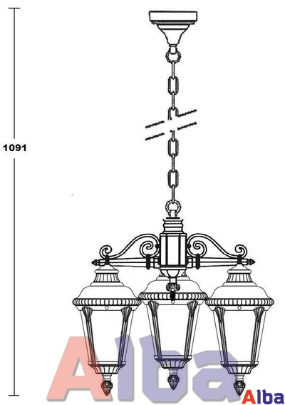 Munich 79750/3 Парковый светильник
