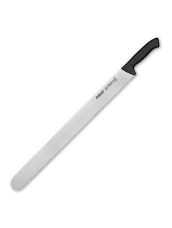 Нож поварской 55 см для кебаба черная ручка