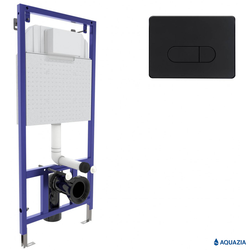 Инсталляция VISAM SLIM 525 для подвесного унитаза (D5 Soft Touch чёрная)