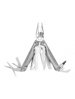 Мультитул LEATHERMAN Charge Plus TTI, серебристый [832528]