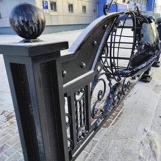 Кованый забор - Арт 06