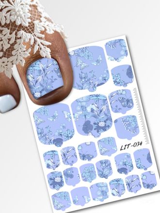 Мини пленки для педикюра LIT-034