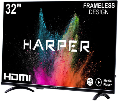 Телевизор Harper 32R721T  32"  HD Ready  Черный