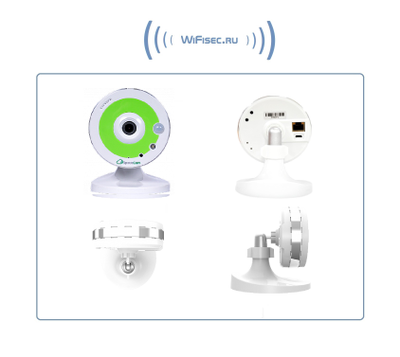 WiFi-LAN видеокамера с облачным сервисом SpaceCam, HD (Green)