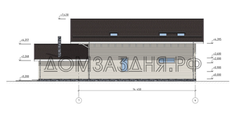 Коттедж 14.5х15.8