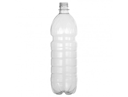 Бутылка ПЭТ 1,5 литр прозрачная с крышкой (70шт.)