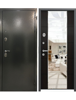 Входная металлическая дверь МИРАЖ венге