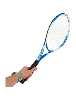 Ракетка для большого тенниса тренировочная, в чехле, цвет синий