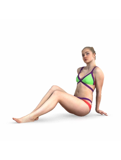 пляж Девушка RtSit 992