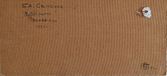 "В Крыму" картон масло Семенов Б.А. 1981 год