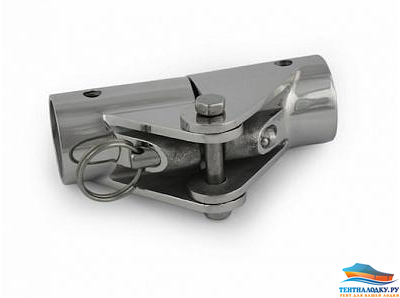 Кронштейн складной с фиксацией, для трубы 22/25 mm, нержавеющая сталь