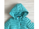 М.1550 Пальто Moncler стеганное бирюзовое (104)