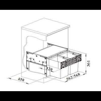 Система Blanco SELECT II Compact 60/2 (526207)