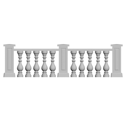 балюстрада в собранном виде