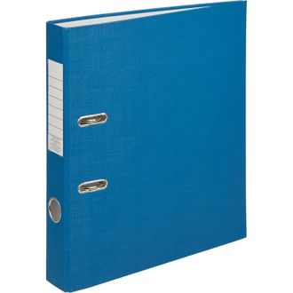 Папка-регистратор (ПВХ+бумага) экономи, 50мм, синий
