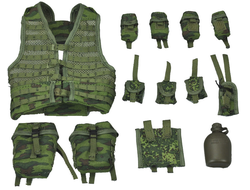 Разгрузочный жилет 6Ш112 для пулеметчика 1/6 (78025) - DAMTOYS