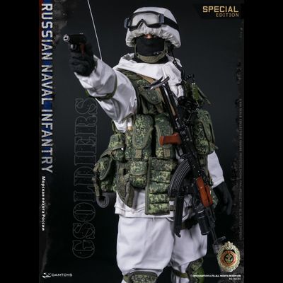 Российский боец морской пехоты, специальная версия (Федор Емельяненко) - Коллекционная ФИГУРКА 1/6 scale Aciton Figure RUSSIAN NAVAL INFANTRY (SPECIAL EDITION) (78070S) - DAMTOYS