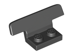 Vehicle, Spoiler 1 x 4 on 1 x 2 Base, Black (30925 / 6218700)