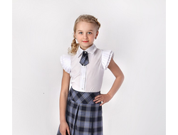 Д 5040 Блузка для девочки короткий рукав крылья р.116-146