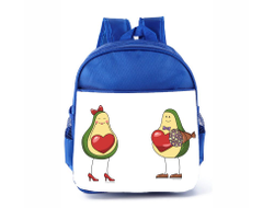 Рюкзак синий #2 на День влюблённых, 14 февраля