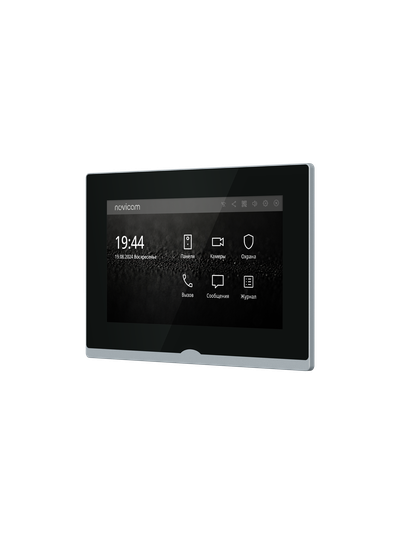 Novicam IMPULSE 7 IP WIFI BLACK - IP видеодомофон с сенсорным дисплеем 7", c переадресацией на смартфон с DVR (Smart Life/Tuya Smart)